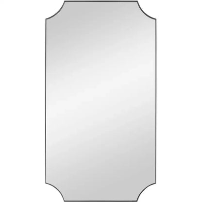 Uttermost Lennox Satin Black 22 1/4 x 40 1/4 Wall Mirror