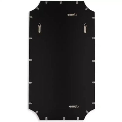 Specchio da parete Uttermost Lennox nero satinato 22 1/4 x 40 1/4