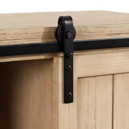 Tavolino galleggiante in legno con mobiletto Cates di Kate and Laurel