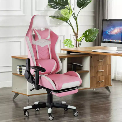 Sedia da gaming GameFitz con cuscino poggiatesta