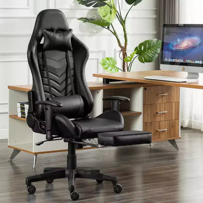 Sedia da gaming GameFitz con cuscino poggiatesta