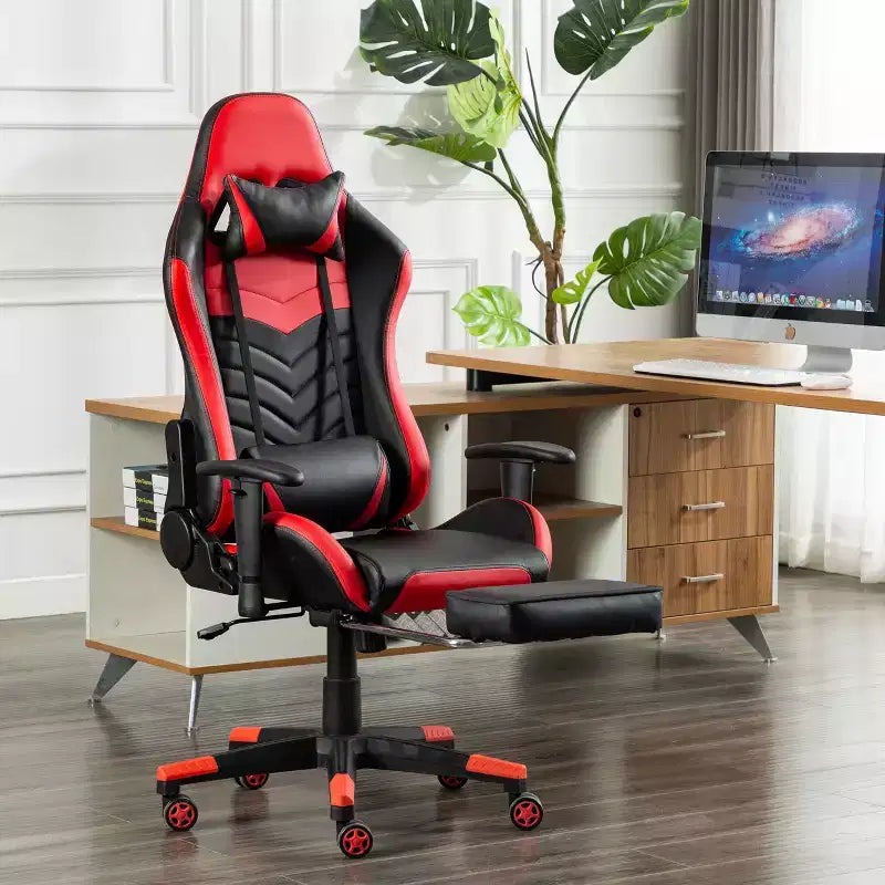 Sedia da gaming GameFitz con cuscino poggiatesta