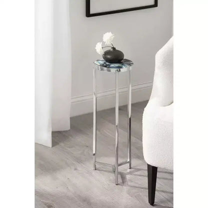 Kate and Laurel Aguilar Glam Drink Table