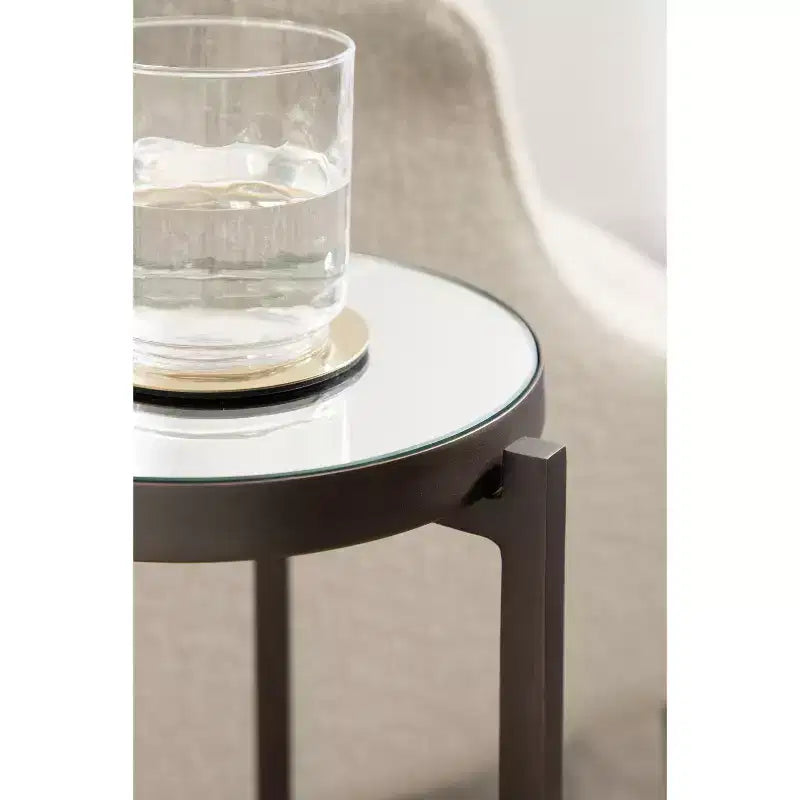 Kate and Laurel Aguilar Glam Drink Table