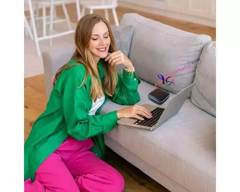 PHILIPS Waterproof Bluetooth Speaker , 10H Playtime, Multi-Color LED Lights, Portable Party Speaker