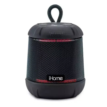 iHome Waterproof Bluetooth Speaker with Accent Lighting - Black (iBT155)