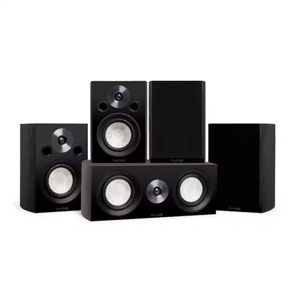 Fluance Reference Compact Surround Sound Home Theater 5.0 Channel Speaker System
