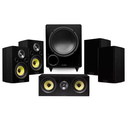 Fluance Signature HiFi Compact Surround Sound Home Theater 5.1 Speaker System