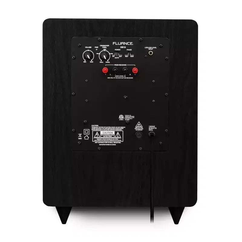 Sistema Home Theater 5.1 Fluance Signature HiFi con Altoparlanti Bipolari