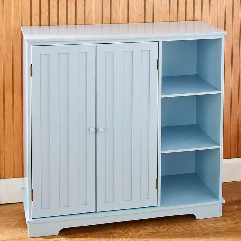 The Lakeside Collection Beadboard Buffet Cabinet - Sideboard with Storage