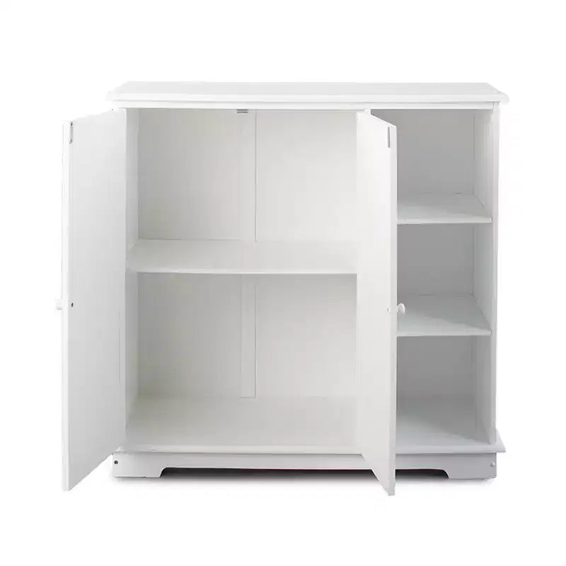 The Lakeside Collection Beadboard Buffet Cabinet - Sideboard with Storage