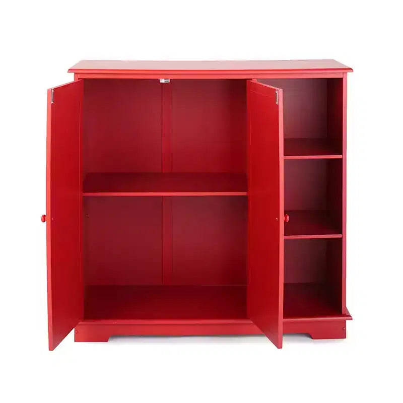 The Lakeside Collection Beadboard Buffet Cabinet - Sideboard with Storage