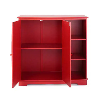 The Lakeside Collection Beadboard Buffet Cabinet - Sideboard with Storage