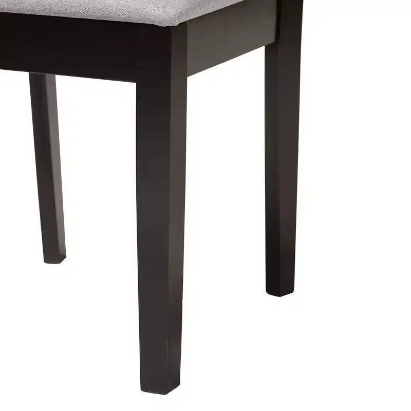 Baxton Studio Genesis Modern Fabric Wood Dining Set