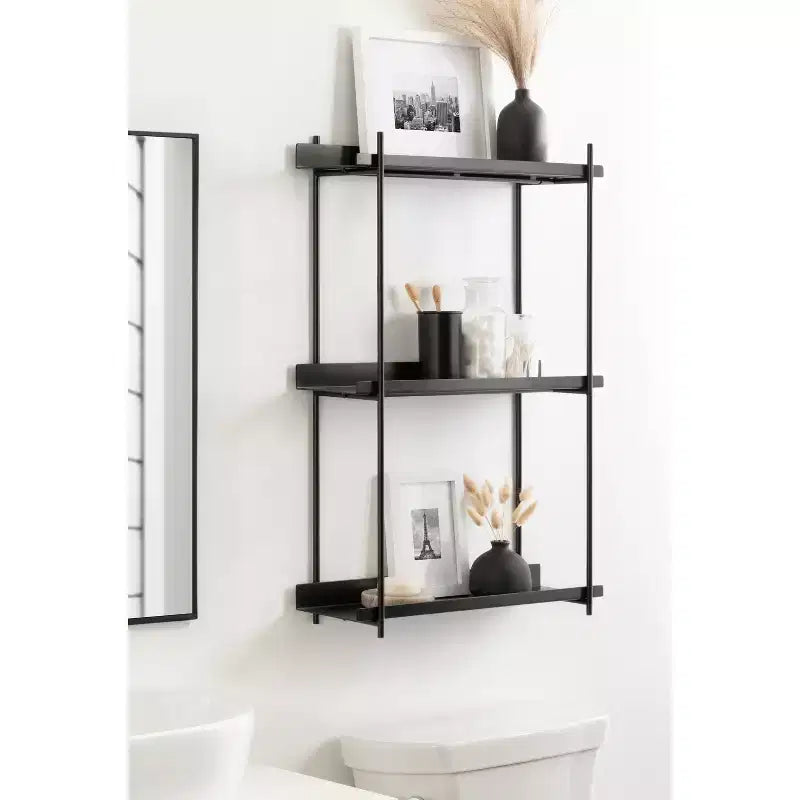 Kate & Laurel All Things Decor Dominic Tiered Wall Shelf