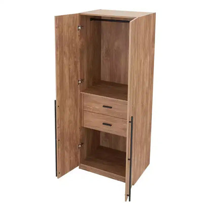 Manhattan Comfort 2pc Lee 4 Door 5 Shelf Module Wardrobe