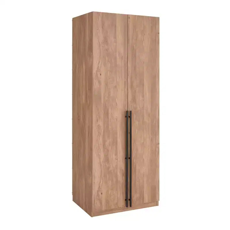 Manhattan Comfort 2pc Lee 4 Door 5 Shelf Module Wardrobe