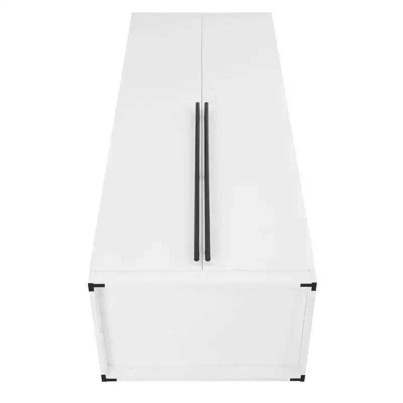 Manhattan Comfort 2pc Lee 4 Door 5 Shelf Module Wardrobe