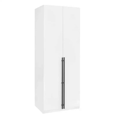Manhattan Comfort 2pc Lee 4 Door 5 Shelf Module Wardrobe