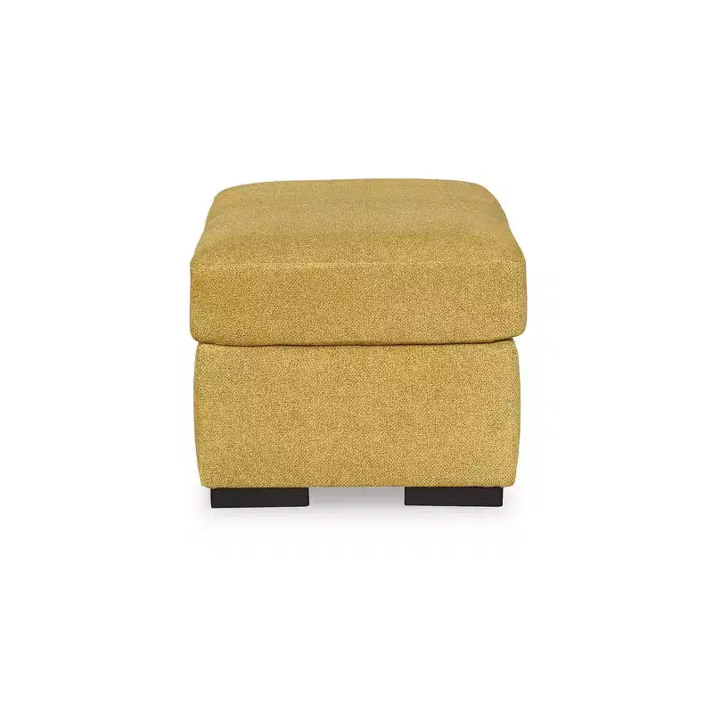 Poggiapiedi moderno Keerwick di Ashley Signature Design, giallo girasole