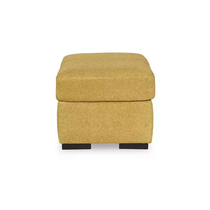 Poggiapiedi moderno Keerwick di Ashley Signature Design, giallo girasole