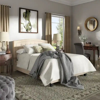 Fontana Adjustable Diamond-tufted Arched Back Bed by iNSPIRE Q Classic