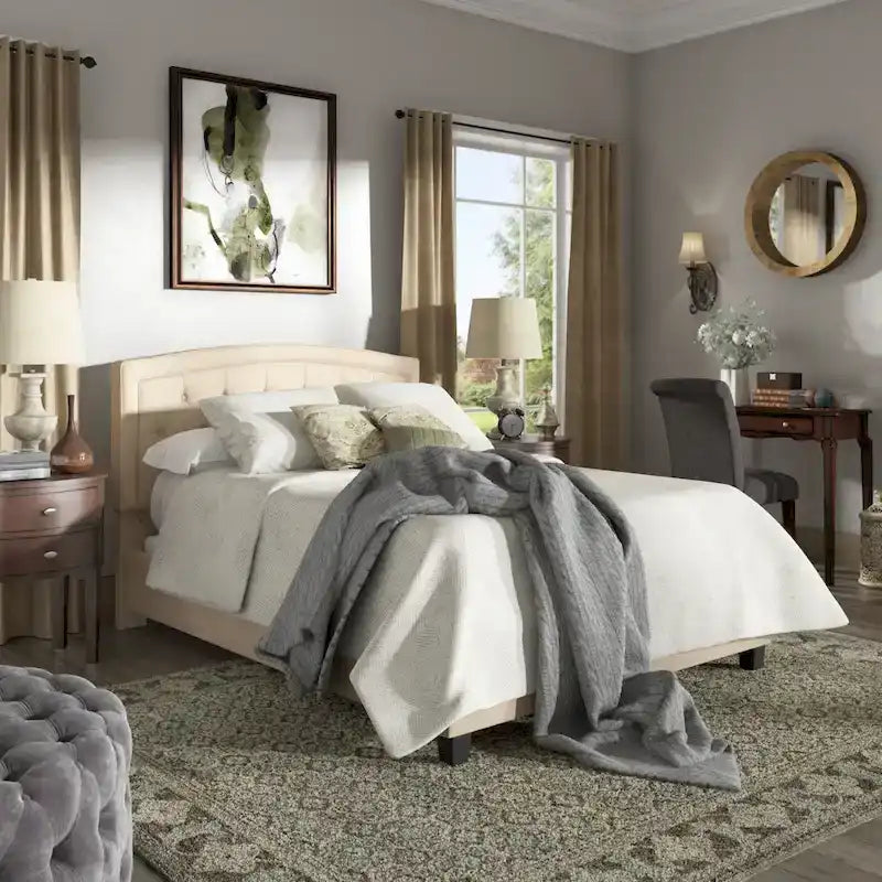 Fontana Adjustable Diamond-tufted Arched Back Bed by iNSPIRE Q Classic