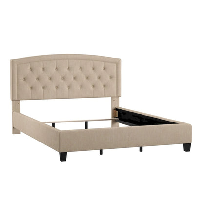 Fontana Adjustable Diamond-tufted Arched Back Bed by iNSPIRE Q Classic