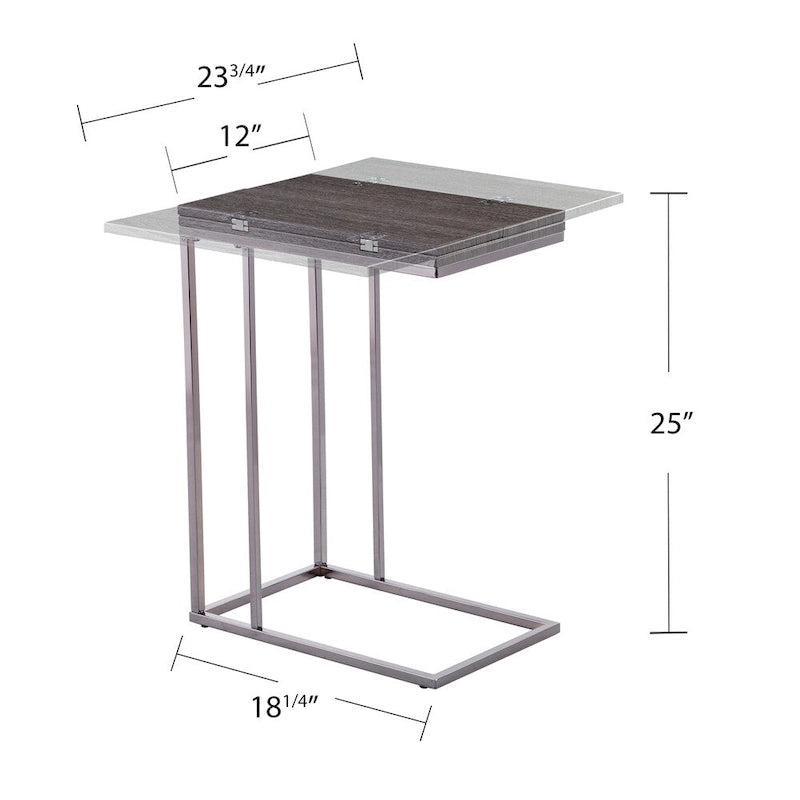 SEI Furniture Calyer Expandable C-Table