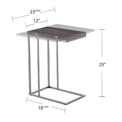 SEI Furniture Calyer Expandable C-Table