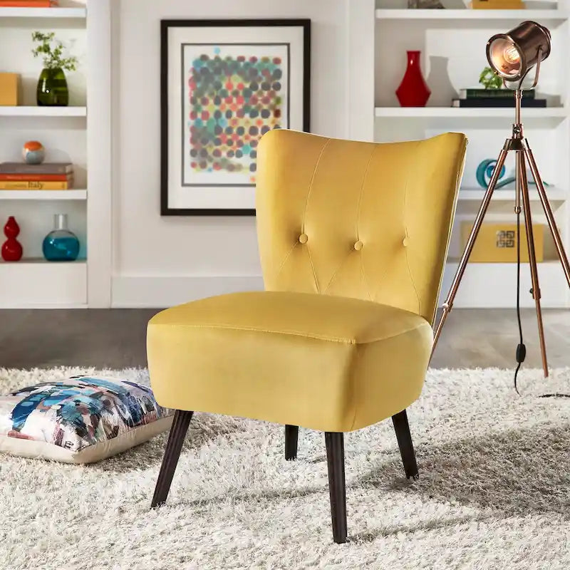 Imani 22.5  Wide Tufted Accent Chair by iNSPIRE Q Bold