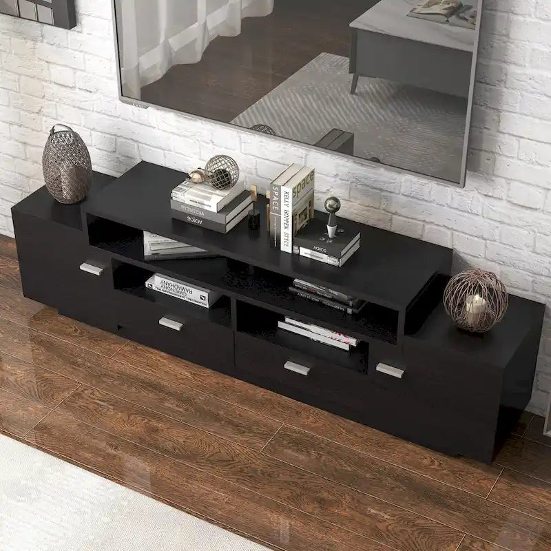 Peyson Contemporary 70-inch 2-Drawer Wood TV Stand by Furniture of America