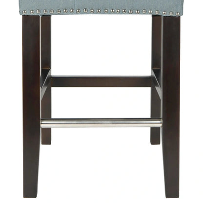 SAFAVIEH Lashunda 24-inch Counter Stool - 16.7  W x 20.1  L x 34.4  H - 17Wx20Dx34H