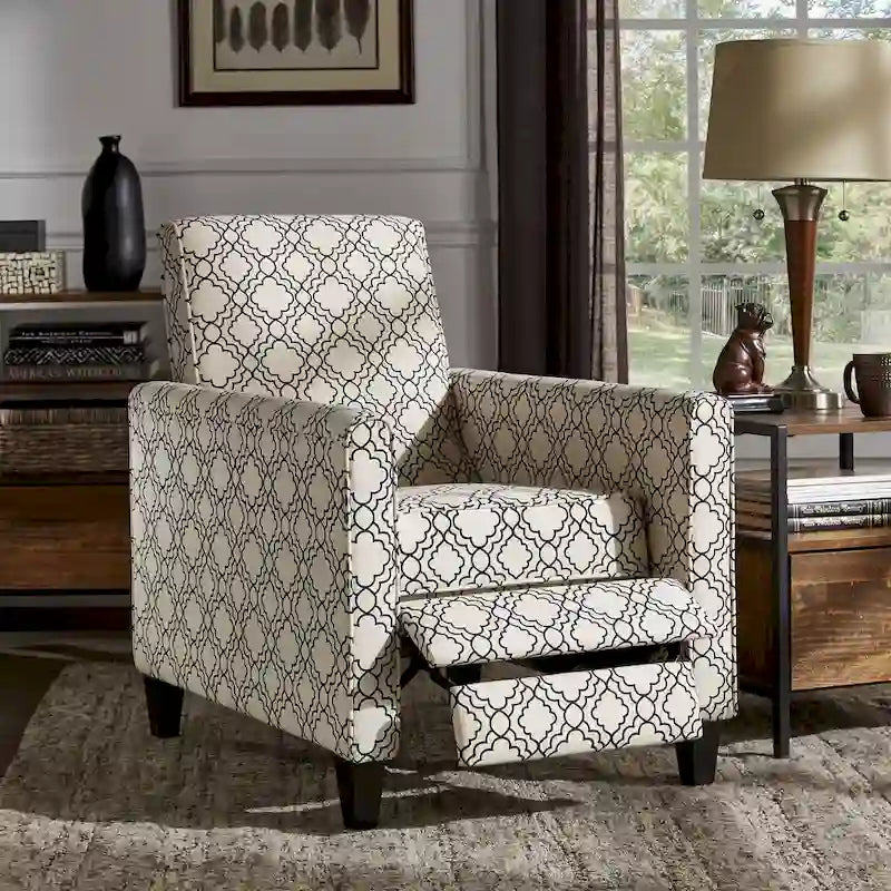 Tabitha Fabric Push Back Recliner by iNSPIRE Q Modern