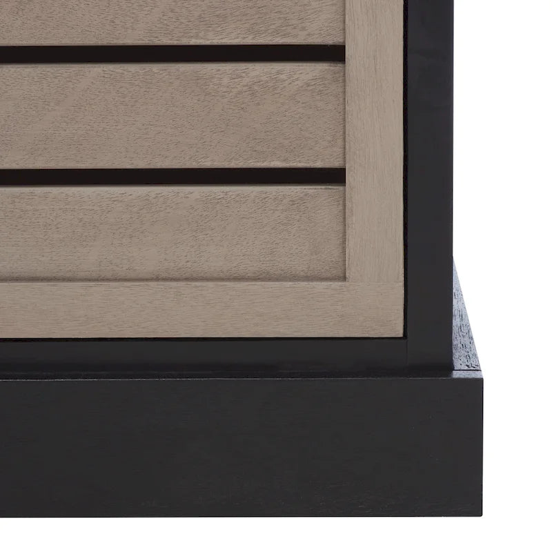 SAFAVIEH Mozella 3-Drawer Cushion Bench - 42  W x 15  D x 20  H - 42Wx15Dx20H