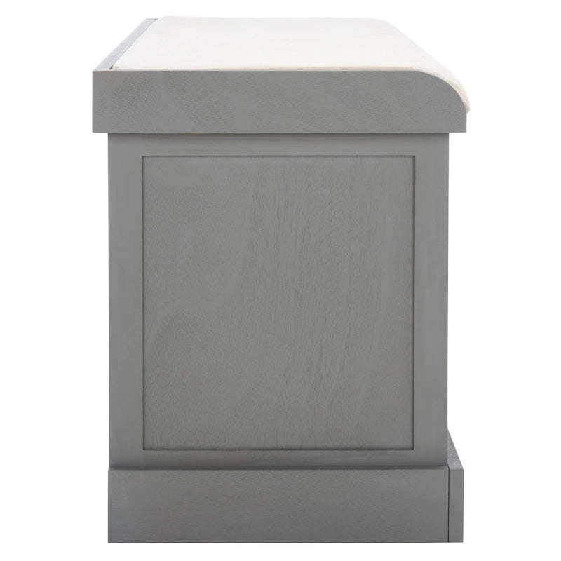 SAFAVIEH Mozella 3-Drawer Cushion Bench - 42  W x 15  D x 20  H - 42Wx15Dx20H