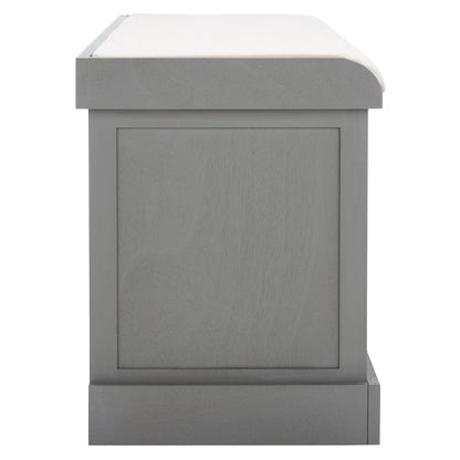 SAFAVIEH Mozella 3-Drawer Cushion Bench - 42  W x 15  D x 20  H - 42Wx15Dx20H