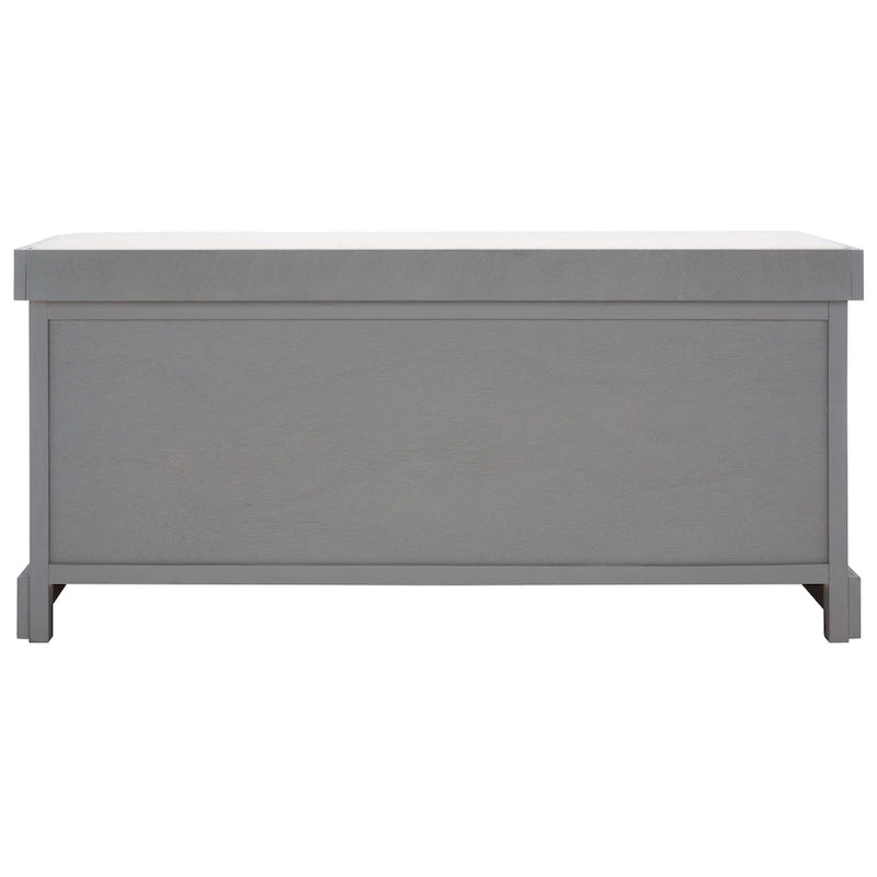 SAFAVIEH Mozella 3-Drawer Cushion Bench - 42  W x 15  D x 20  H - 42Wx15Dx20H