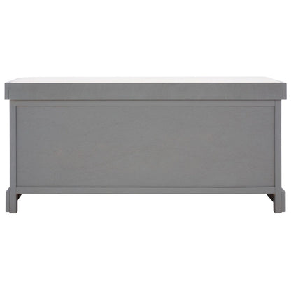 SAFAVIEH Mozella 3-Drawer Cushion Bench - 42  W x 15  D x 20  H - 42Wx15Dx20H