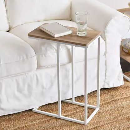 Household Essentials Jamestown C-Shaped End Table