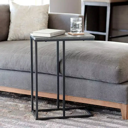Household Essentials Jamestown C-Shaped End Table