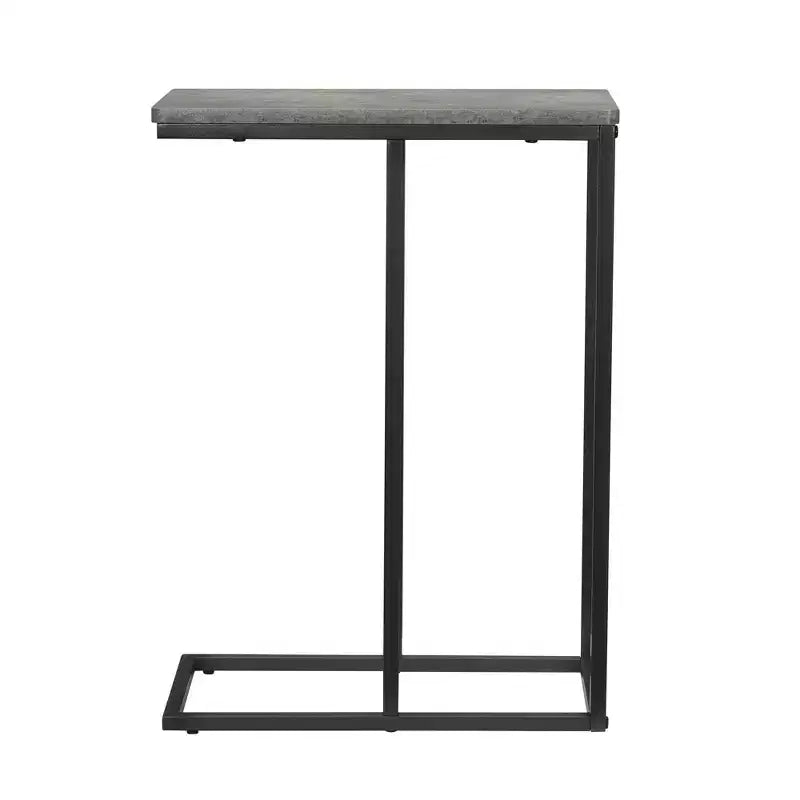 Household Essentials Jamestown C-Shaped End Table