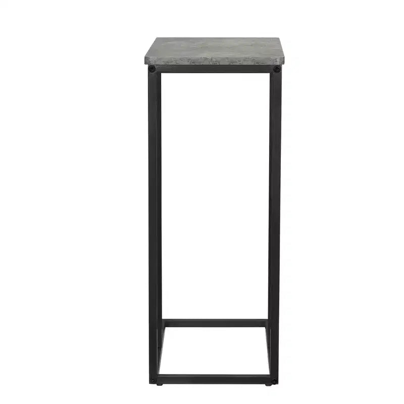 Household Essentials Jamestown C-Shaped End Table