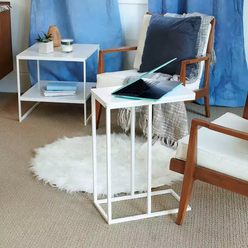 Household Essentials Jamestown C-Shaped End Table