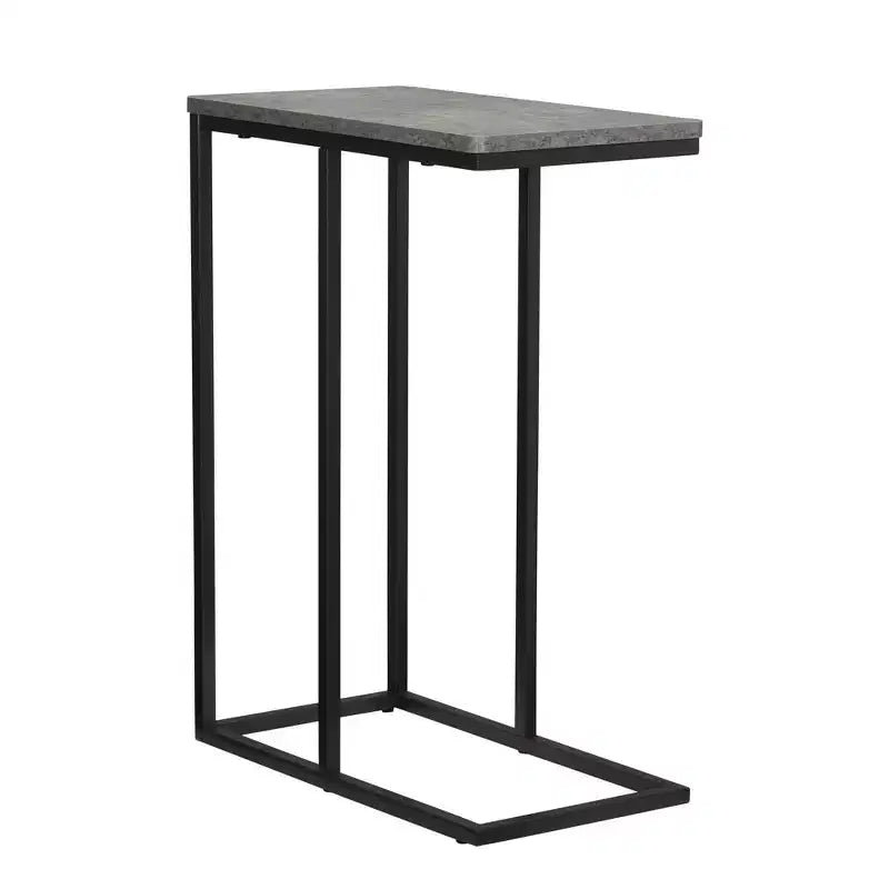 Household Essentials Jamestown C-Shaped End Table