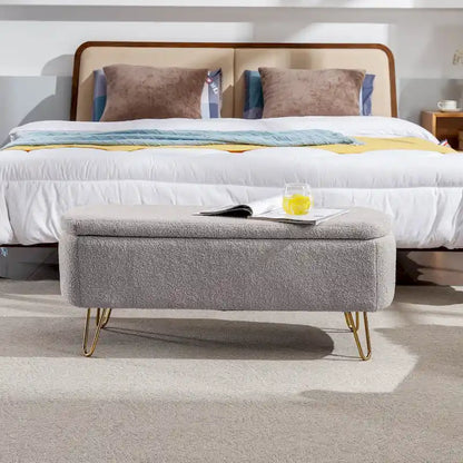 Panca Pouf Contenitore da Fondo Letto