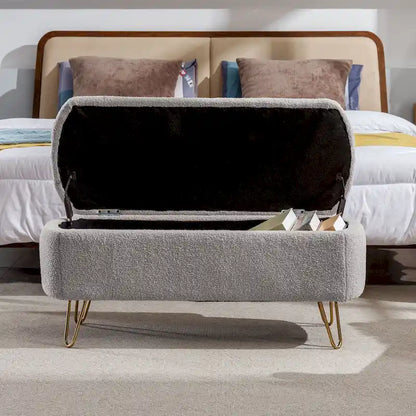 Panca Pouf Contenitore da Fondo Letto