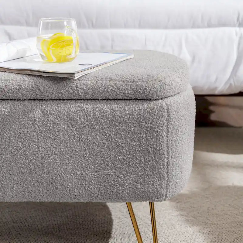 Panca Pouf Contenitore da Fondo Letto