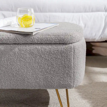 Panca Pouf Contenitore da Fondo Letto