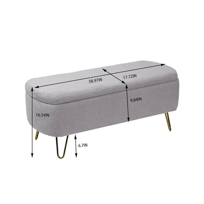 Panca Pouf Contenitore da Fondo Letto
